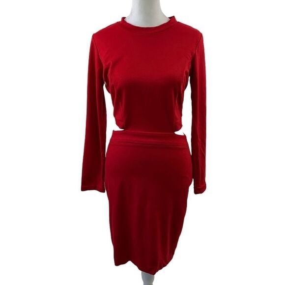 Amanda Uprichard Red Minka Dress Size S - Picture 1 of 10